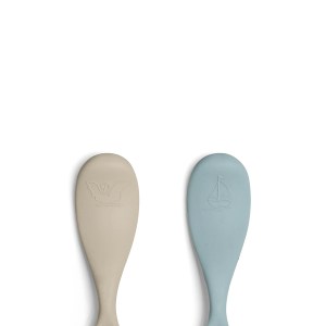 Z1089 - Silicone Feeding Spoons - Short - Ballerina and Vehicles - Extra 2